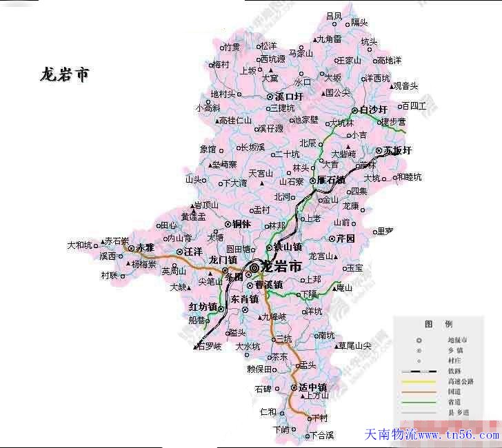東莞到龍巖市地圖 hzjuki.com